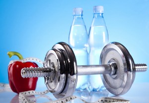 Dumbbells and supplements, Body building